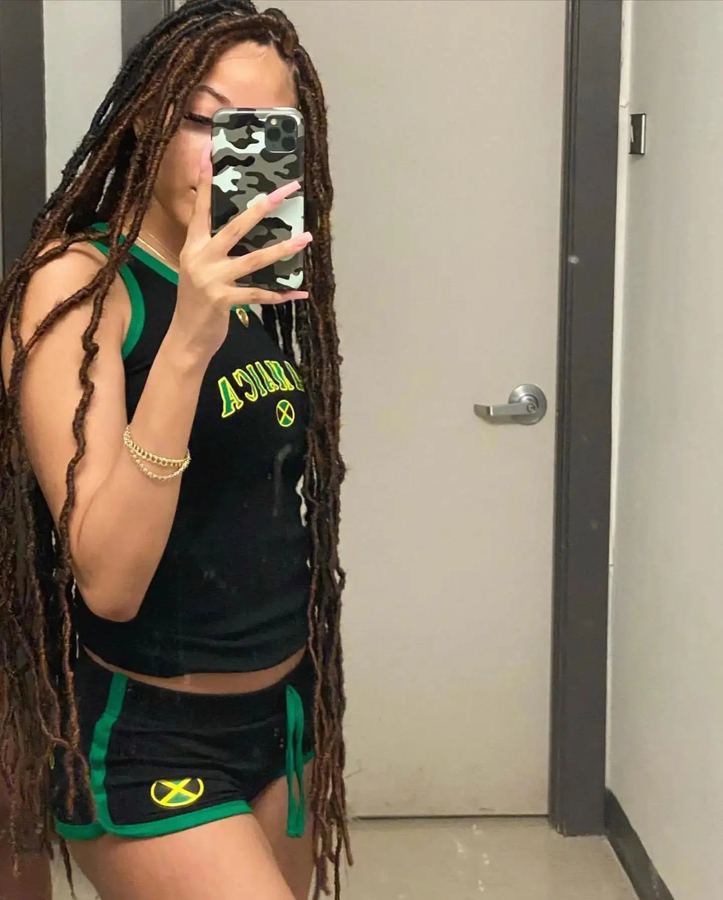 Crop top JAMAICA Y2K - DRACO COUTURE