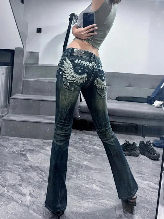 American Babe Subculture Low Rise Jeans Vintage - DRACO COUTURE