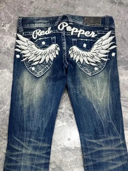 American Babe Subculture Low Rise Jeans Vintage - DRACO COUTURE