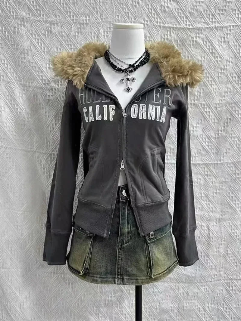 Wolf Zip Hoodie