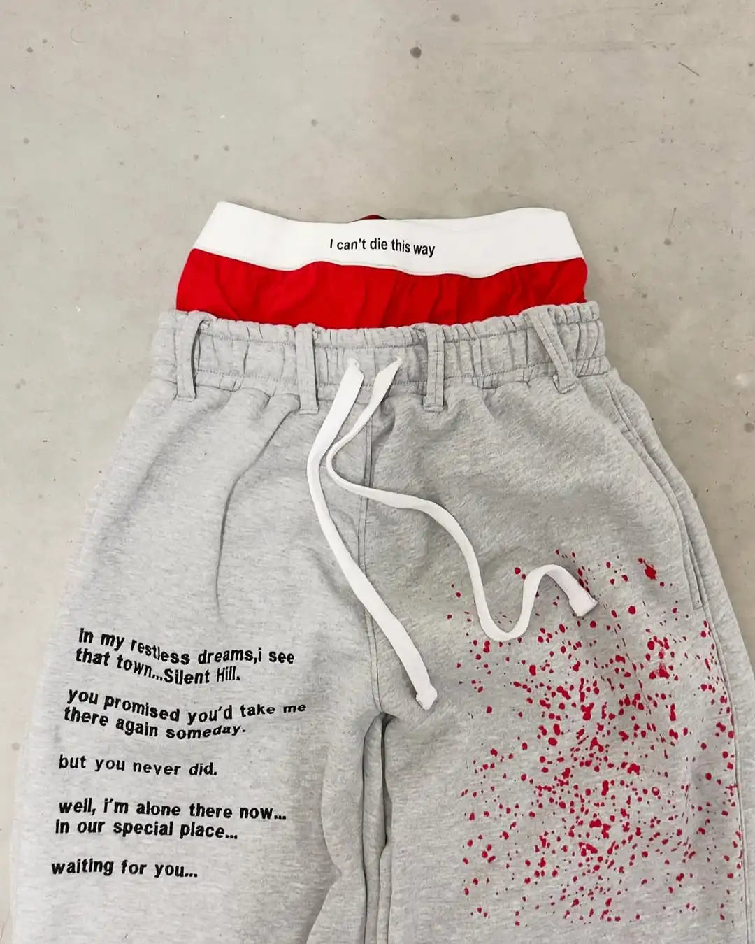Blood Grey Pants