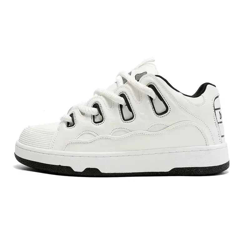 Women Luxury Zapatillas Deportivas Mujer Man Skateboard Bread Shoes Retro National Trend Sport Shoes Board Women Skate Sneakers - DRACO COUTURE