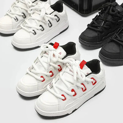 Women Luxury Zapatillas Deportivas Mujer Man Skateboard Bread Shoes Retro National Trend Sport Shoes Board Women Skate Sneakers - DRACO COUTURE