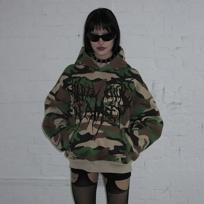 Dark Camouflage type Hoodie