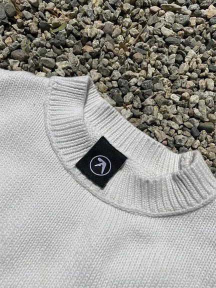 Aphex Twin Knit Sweater – Y2K Graphic Oversize Pullover