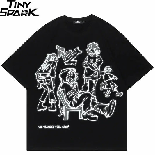 T-Shirt Cartoon Graphic - DRACO COUTURE