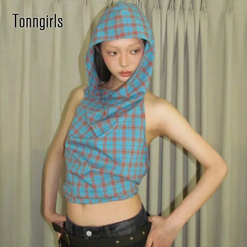 Tank Tops Backless Y2k - DRACO COUTURE