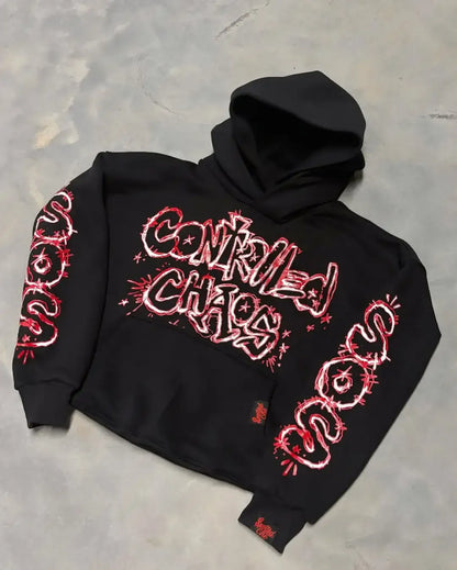 Anime Flammen Hoodie