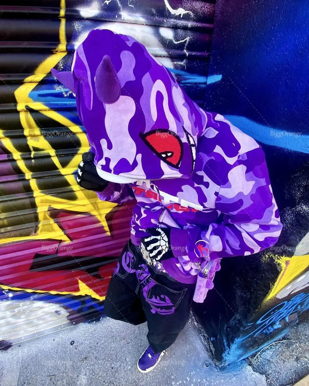 Demon hoodie Y2K - DRACO COUTURE