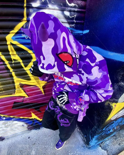 Demon hoodie Y2K - DRACO COUTURE