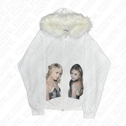 Y2K Zip up Hoodie