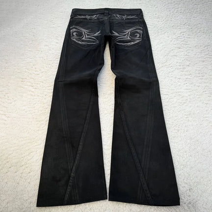 Blacked Flared Jeans