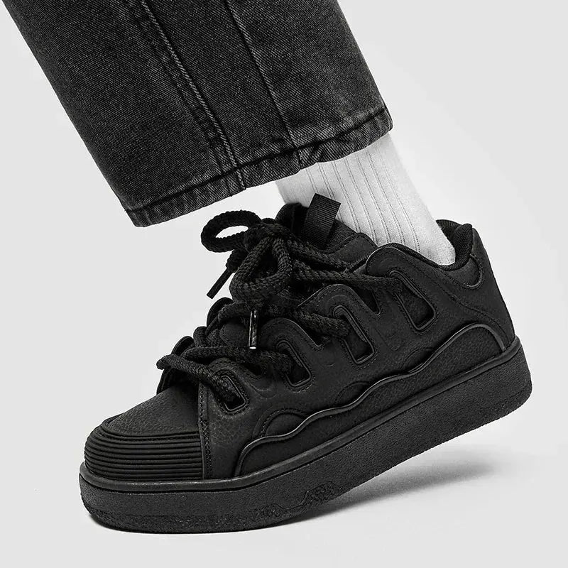 Women Luxury Zapatillas Deportivas Mujer Man Skateboard Bread Shoes Retro National Trend Sport Shoes Board Women Skate Sneakers - DRACO COUTURE