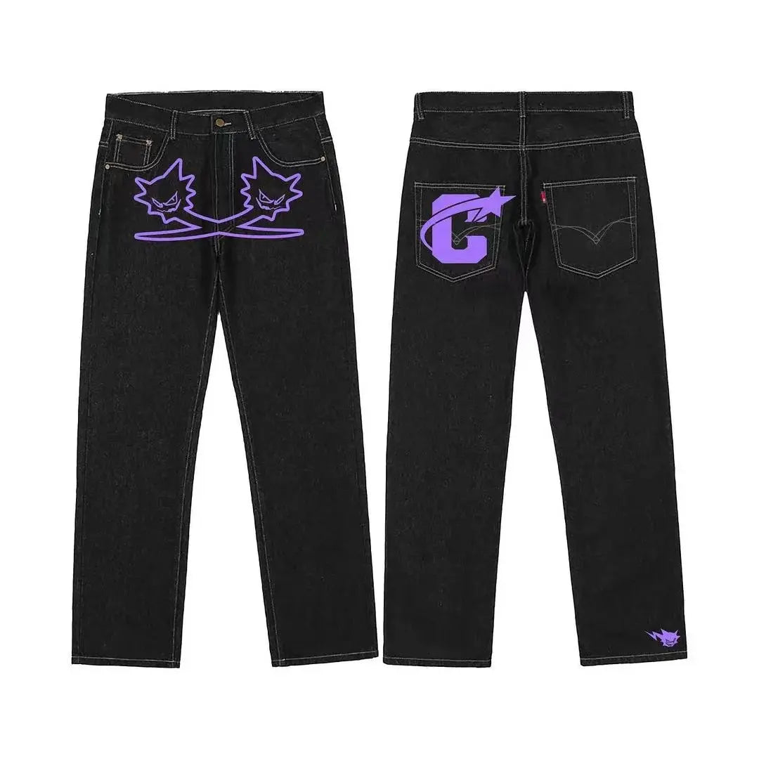 Y2k Jeans Men's Hip Hop style - DRACO COUTURE
