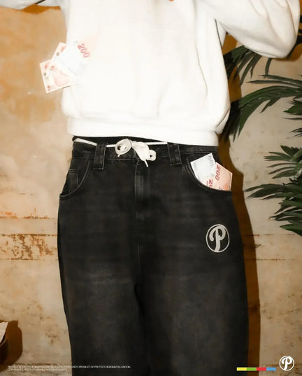 Streetwear Jeans Haft