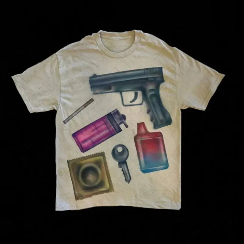 Pockets White Tee - DRACO COUTURE
