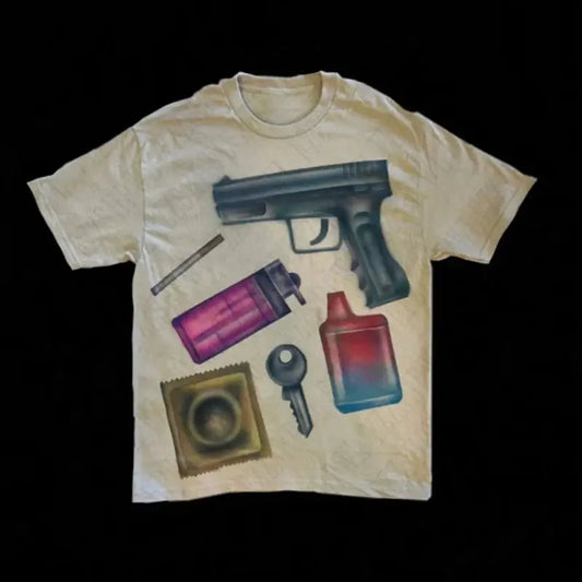 Pockets White Tee - DRACO COUTURE
