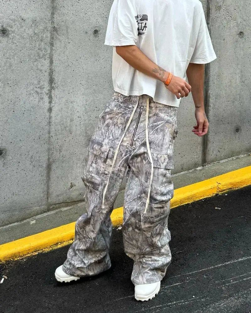 Baggy Camouflage Pants - DRACO COUTURE