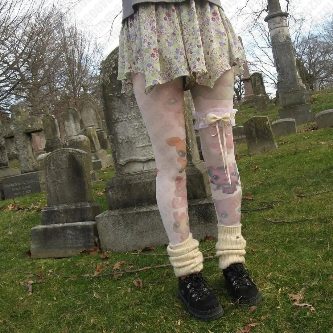 Y2K Sockings Japanese - DRACO COUTURE