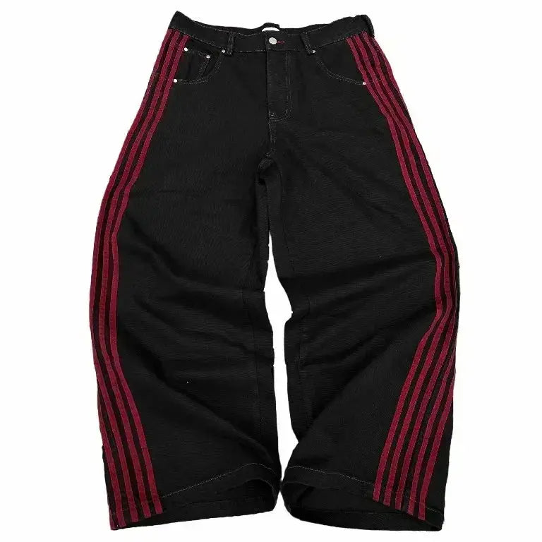 Baggy Jeans Stripes - DRACO COUTURE