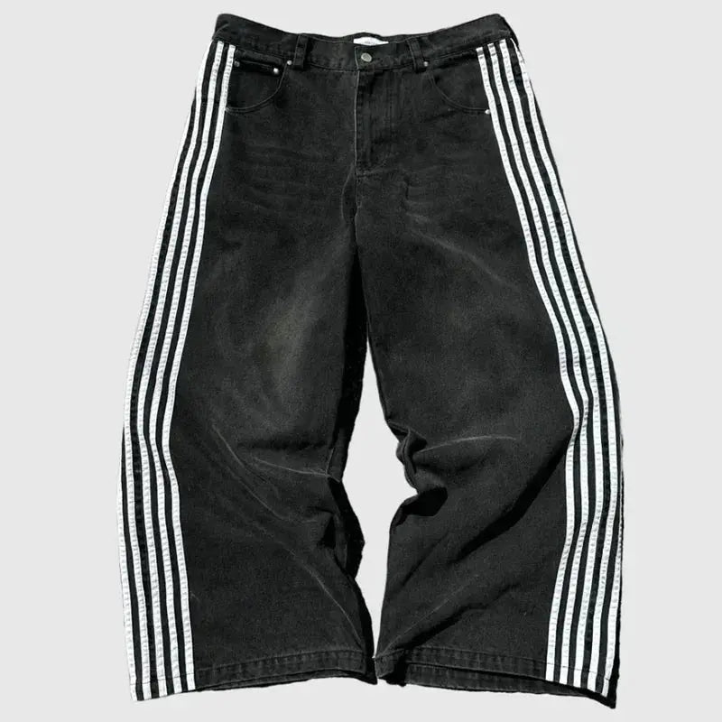 Baggy Jeans Stripes - DRACO COUTURE
