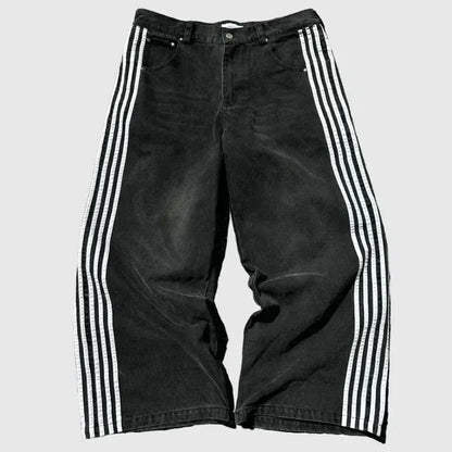 Baggy Jeans Stripes - DRACO COUTURE
