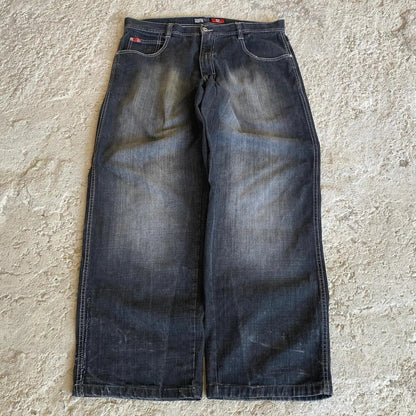 Y2K New Retro Sell Special Spot Washed Jeans Loose Oversized Wide Leg Pants Street Gothic Harajuku Floor Pants For Men And Women DRACO COUTURE