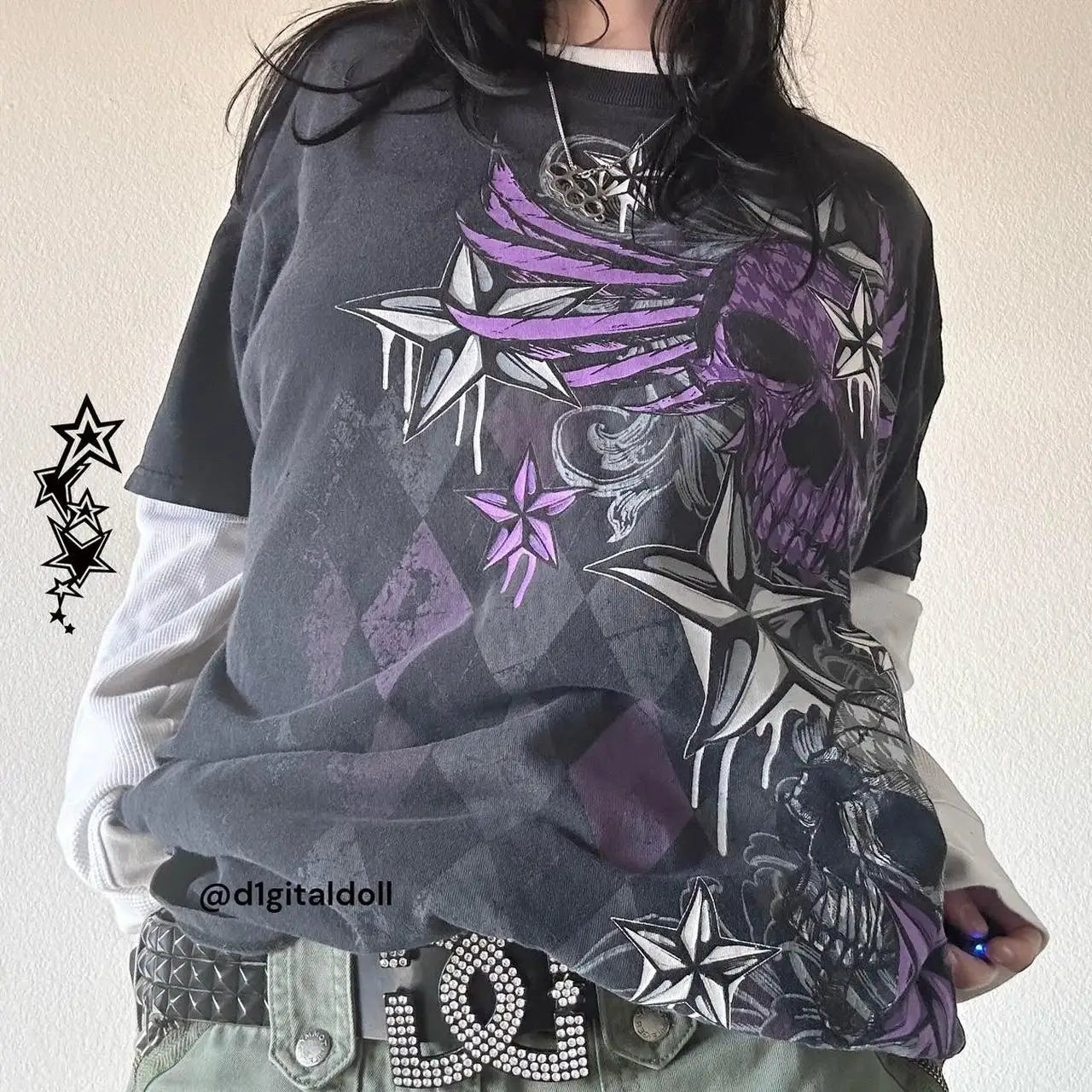 2000s Grunge Women Shirt