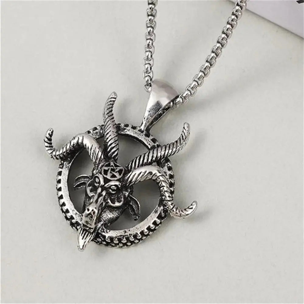 2024 New Personalized Retro Gothic Crucifix Skull Cross Pendant Necklace Men's Trend Punk Jewelry Gift Wholesale - DRACO COUTURE