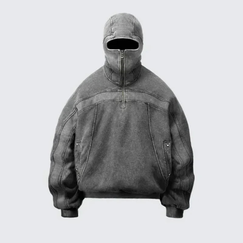 Balaclava Washed Hoodie