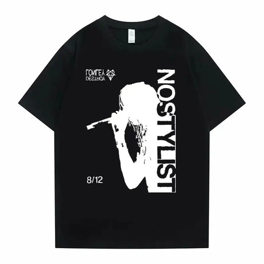 Destroy Lonely Graphic T Shirts Rare Opium Concert Playboi Carti Ken Carson Tshirt Men Women Hip Hop Vintage Oversized T-shirts - DRACO COUTURE