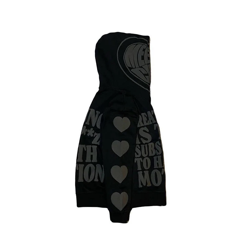 Zip Up Hoodies Y2K
