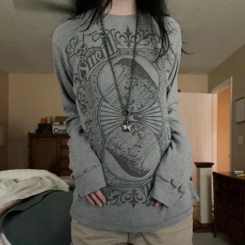 2000s Grunge Women Shirt