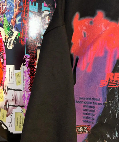 Vintage Beatles Gothic Washed Hoodie