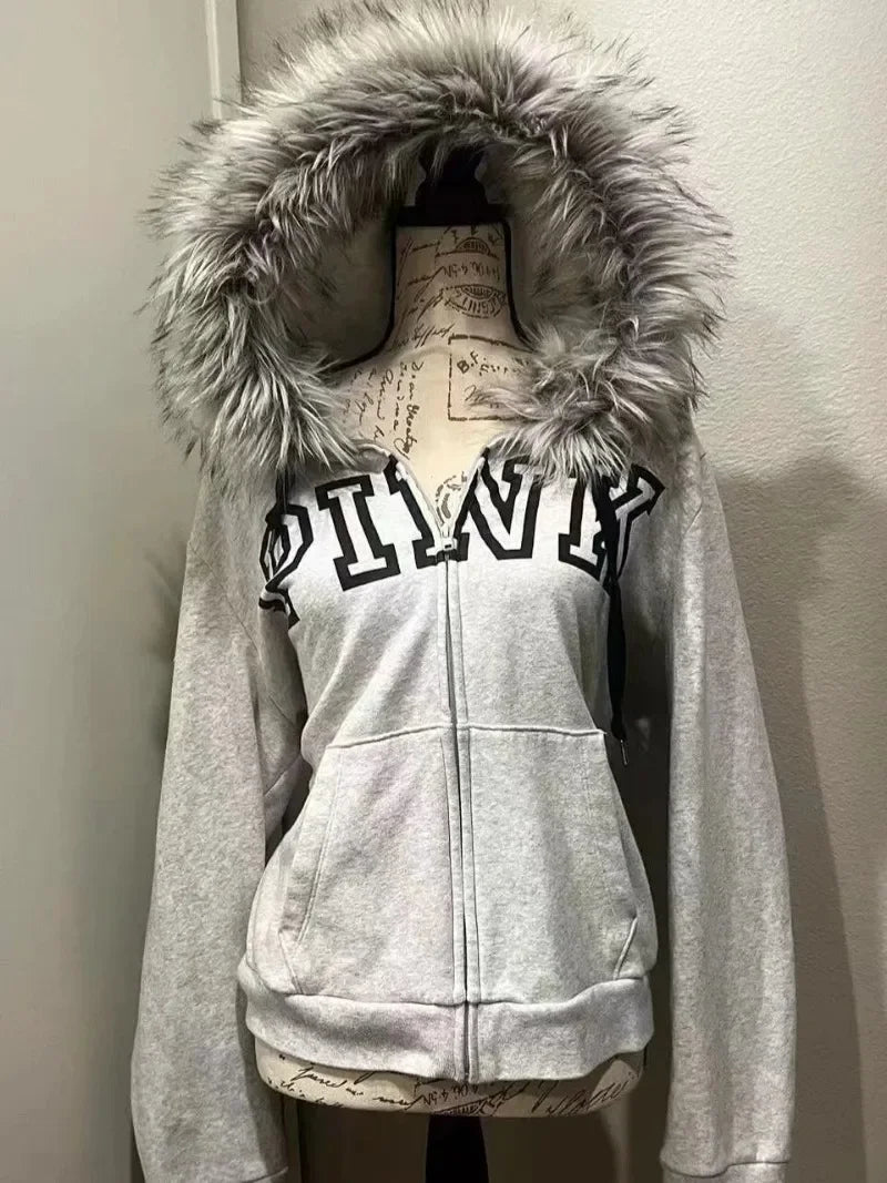 Wolf Zip Hoodie