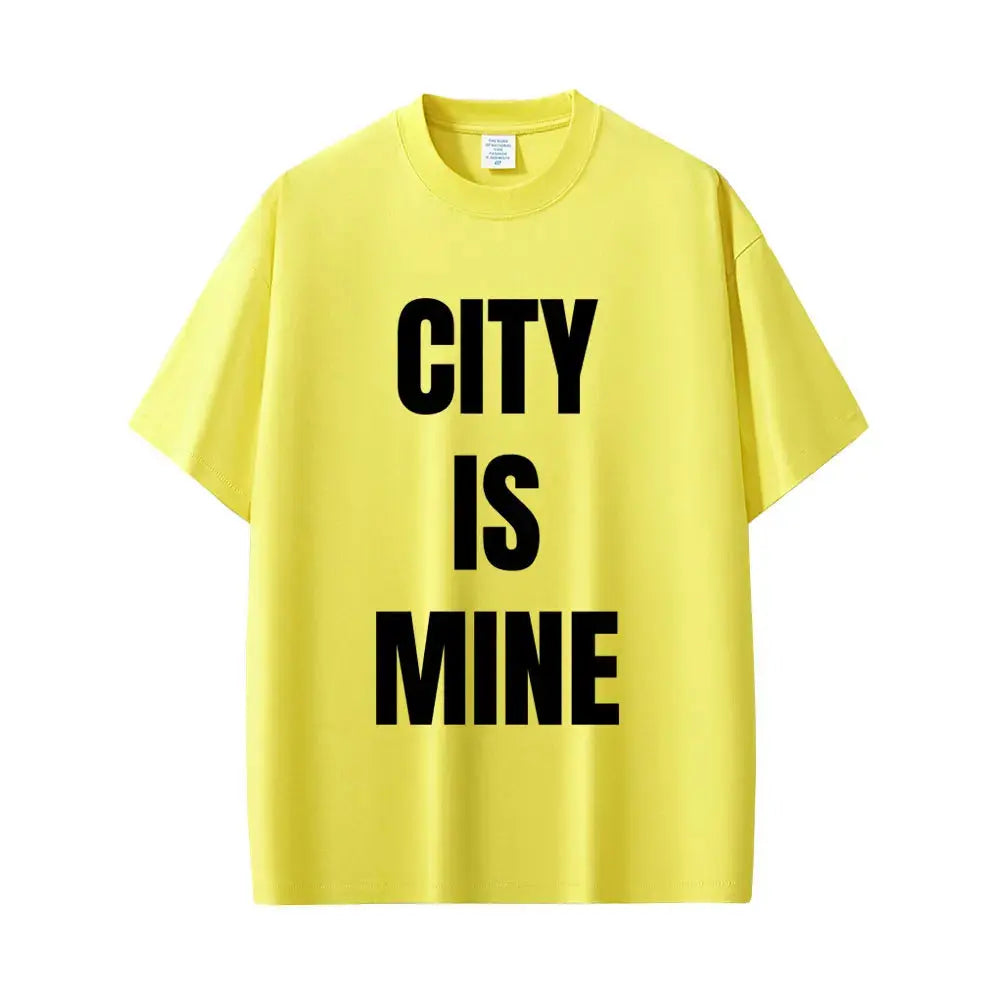 Rapper Drake City Is Mine Same Style Print T-shirt Men Women Fashion Casual T Shirts Short Sleeve Men's Hip Hop Vintage T Shirt - DRACO COUTURE