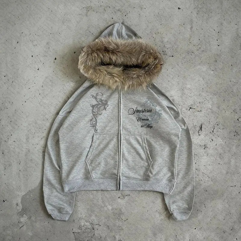 Dark Zip up Hoodie