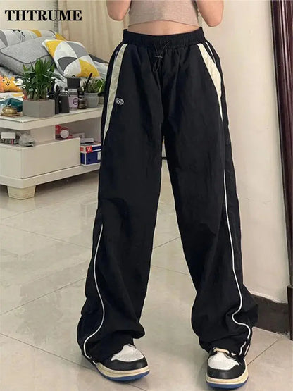 Y2K Vintage Wide Leg Pants - DRACO COUTURE