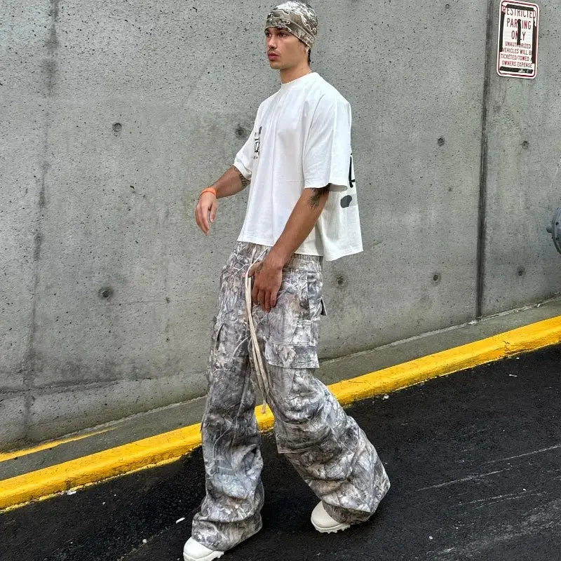 Baggy Camouflage Pants - DRACO COUTURE