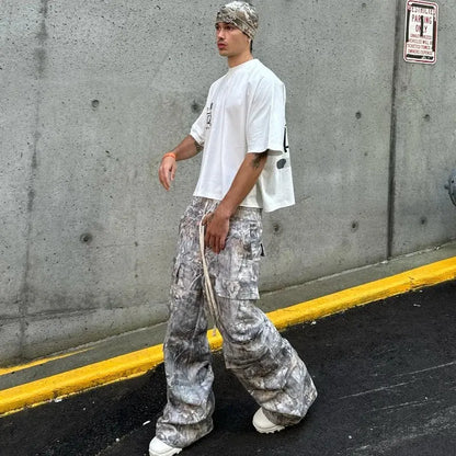 Baggy Camouflage Pants - DRACO COUTURE