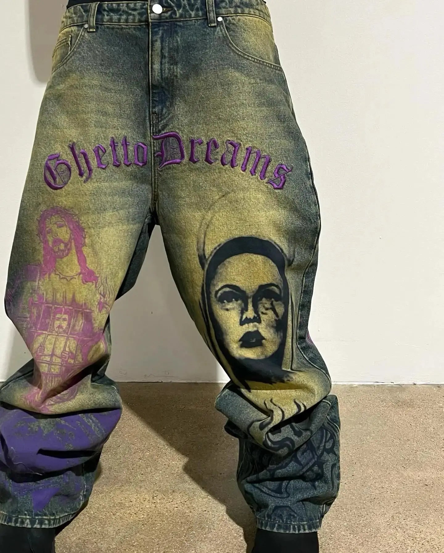 Ghetto Dreams Jeans - DRACO COUTURE