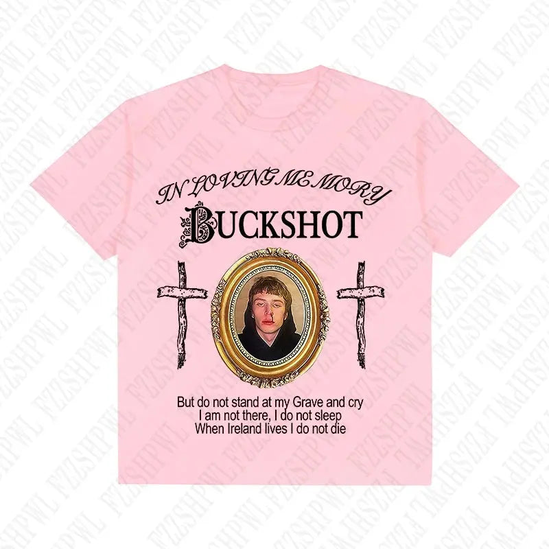 Vintage High Street Rock Short Sleeve T-Shirt Hip Hop Harajuku Y2K Casual Punk Streetwear Gothic print O-Neck Cotton Men's Tops - DRACO COUTURE