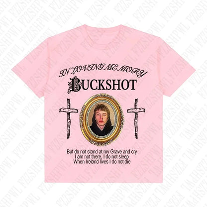 Vintage High Street Rock Short Sleeve T-Shirt Hip Hop Harajuku Y2K Casual Punk Streetwear Gothic print O-Neck Cotton Men's Tops - DRACO COUTURE