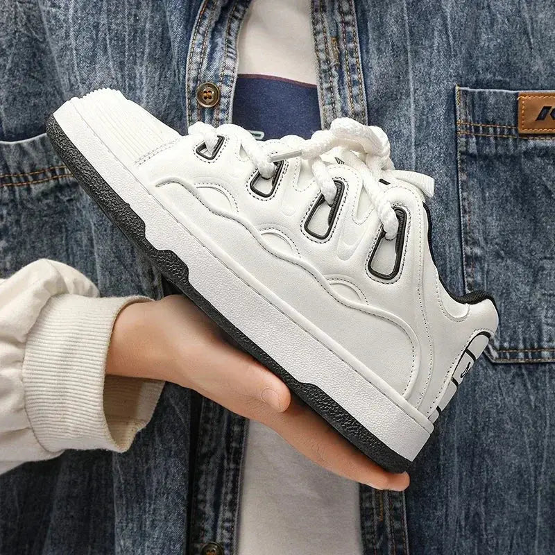 Women Luxury Zapatillas Deportivas Mujer Man Skateboard Bread Shoes Retro National Trend Sport Shoes Board Women Skate Sneakers - DRACO COUTURE
