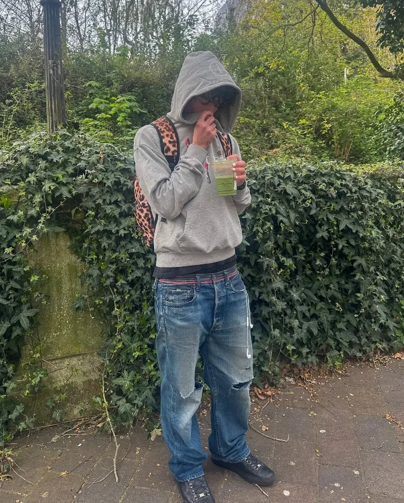 Sweatshirt „Don't Smoke“ Grau