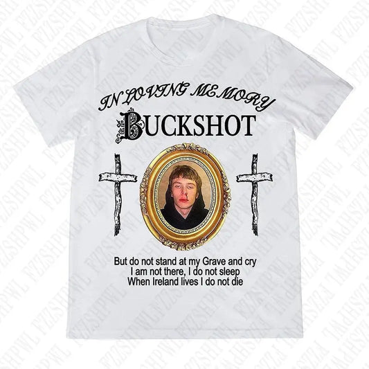 Vintage High Street Rock Short Sleeve T-Shirt Hip Hop Harajuku Y2K Casual Punk Streetwear Gothic print O-Neck Cotton Men's Tops - DRACO COUTURE