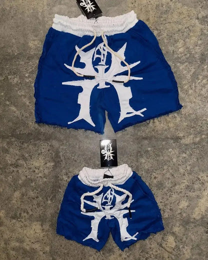 Yellow Cyber Y2K Shorts (4 kolory) - DRACO COUTURE