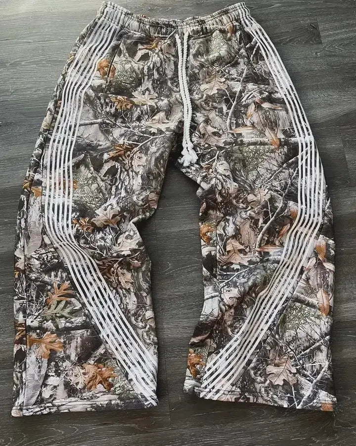 Camouflage Stripes Pants DDR - DRACO COUTURE