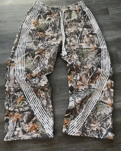 Camouflage Stripes Pants DDR - DRACO COUTURE