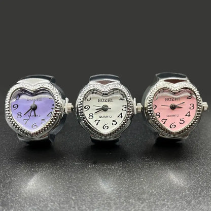 Y2k Vintage Clock Heart Shape